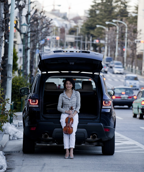 RANGE ROVER SPORTと高嶋ちさ子