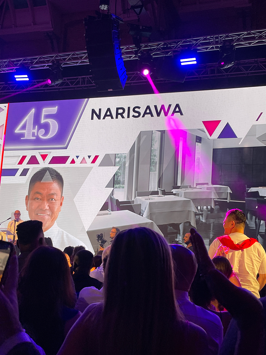 45位にランクインの「NARISAWA」